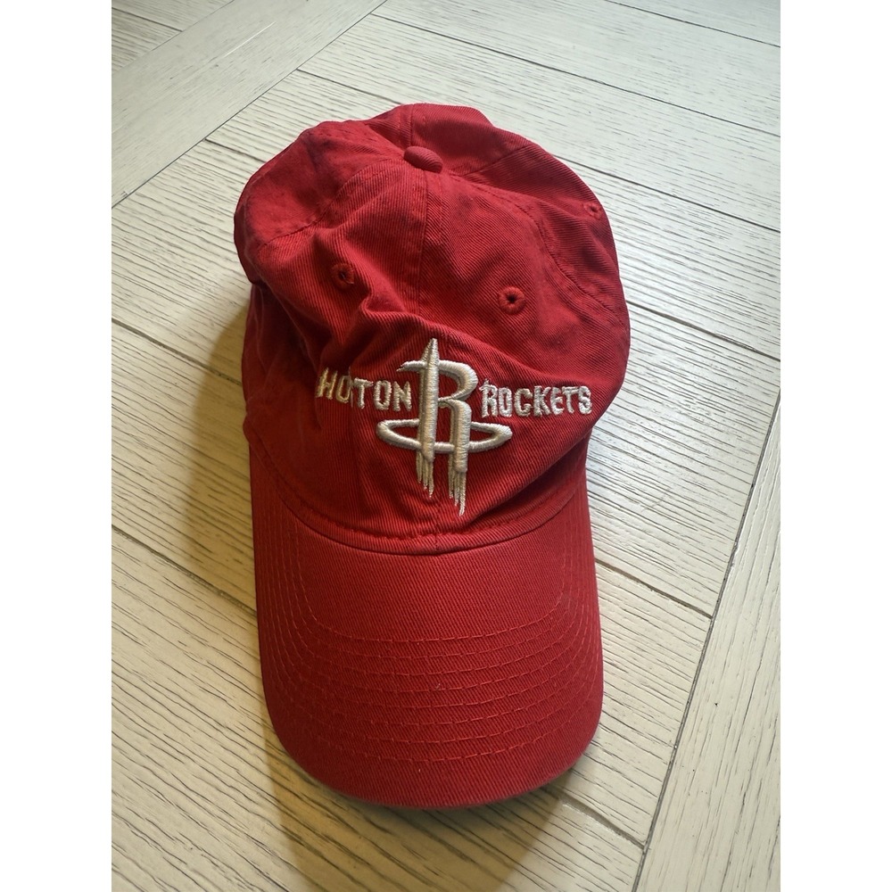 Reebok Unisex Adult NBA Houston‎ Rockets Red Adjustable Strap Baseball Hat Cap L